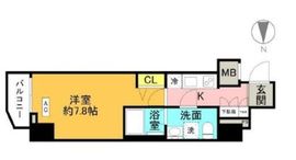 エル・グランジュテ新宿 9階 間取り図