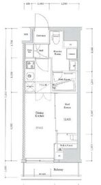 アクサス銀座アジールコート 4階 間取り図