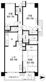 レジデンスシャルマン林試の森 301 間取り図