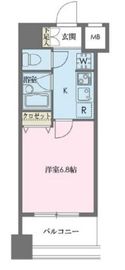 ドゥーエ新川 407 間取り図