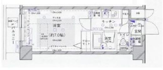 パレステュディオ渋谷イースト 3階 間取り図