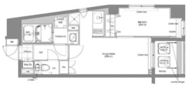 オリーブ三田 303 間取り図