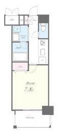 ウィスタリア柳橋 502 間取り図