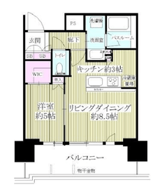 品川イーストシティタワー 7階 間取り図