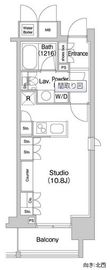 コンフォリア北参道 1304 間取り図