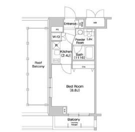 コンフォリア豊洲 804 間取り図