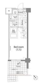 パークハビオ中目黒 103 間取り図