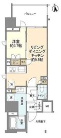 クレヴィア赤羽ステーションテラス 2階 間取り図