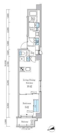 パークアクシス市谷左内町 309 間取り図