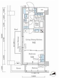 パークアクシス市谷左内町 305 間取り図