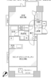 カテリーナ代々木プレイス 5階 間取り図