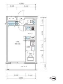 ルネサンスコート三軒茶屋カルム 202 間取り図