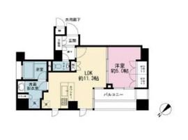 CONOE東日本橋 11階 間取り図