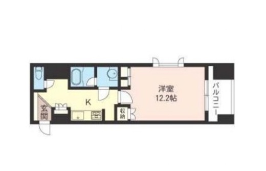 エスティメゾン銀座 1601 間取り図