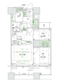 ザ・パークハウス西新宿タワー60 3階 間取り図