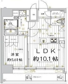 レガリス品川サウス 10階 間取り図