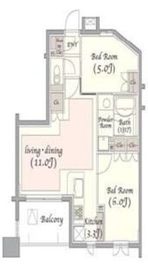 KDXレジデンス錦糸町 803 間取り図