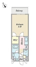 オザリア麻布十番 302 間取り図