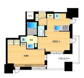 リビオレゾン新橋nex 8階 間取り図