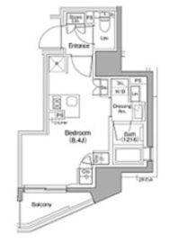 ザ・パークハビオ赤羽 703 間取り図