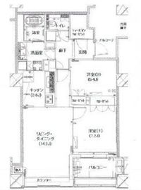 ザ・神宮前レジデンス 8階 間取り図