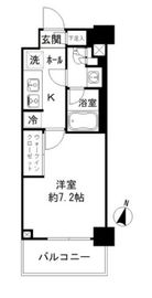 JP noie 亀戸 (ジェーピーノイエ亀戸) 5階 間取り図