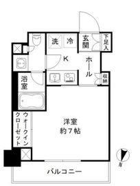 JP noie 亀戸 (ジェーピーノイエ亀戸) 4階 間取り図