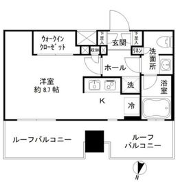 JP noie 亀戸 (ジェーピーノイエ亀戸) 6階 間取り図