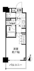 JP noie 亀戸 (ジェーピーノイエ亀戸) 3階 間取り図