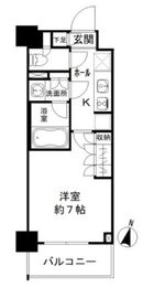 JP noie 亀戸 (ジェーピーノイエ亀戸) 7階 間取り図