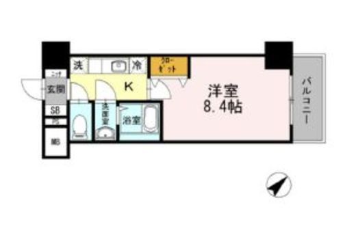JP noie 早稲田 (ジェーピーノイエ早稲田) 205 間取り図
