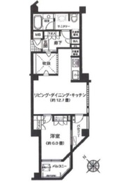 サンクタス三軒茶屋タイムズヴィレッジ 4階 間取り図