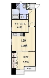 グランカーサ浅草 1006 間取り図