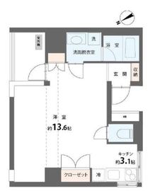 ユニテE 501 間取り図