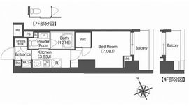 コンフォリア西荻窪 406 間取り図