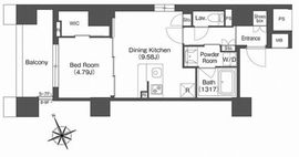 コンフォリア西荻窪 907 間取り図