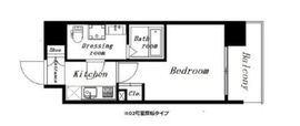 ハーモニーグラシア目黒不動前 502 間取り図