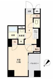 ハーモニーグラシア目黒不動前 203 間取り図