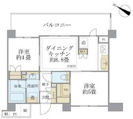 ブリリア旗の台 309 間取り図