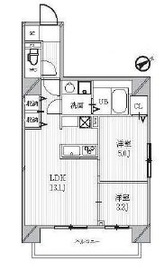 パークフラッツ蔵前 203 間取り図