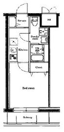 エルプレイス文京大塚 203 間取り図