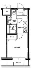 エルプレイス文京大塚 106 間取り図