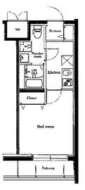 エルプレイス文京大塚 315 間取り図