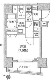 アイル文京白山 4階 間取り図