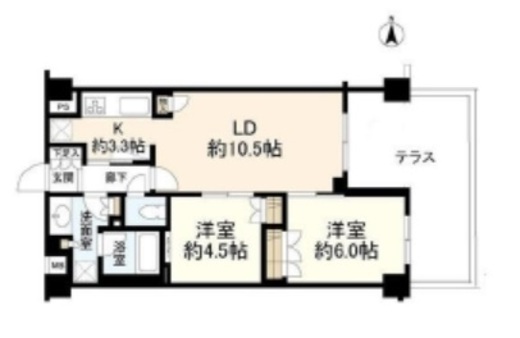 クレアホームズ新宿百人町 1階 間取り図