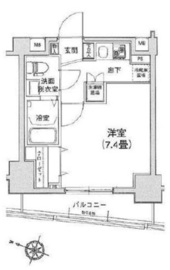 アイル文京白山 5階 間取り図