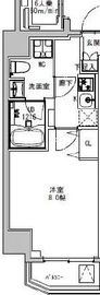 S-RESIDENCE両国parkside (エスレジデンス両国パークサイド) 304 間取り図