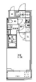 S-RESIDENCE両国parkside (エスレジデンス両国パークサイド) 303 間取り図