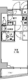 S-RESIDENCE両国parkside (エスレジデンス両国パークサイド) 302 間取り図