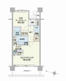 リージア経堂テラスガーデン 615 間取り図